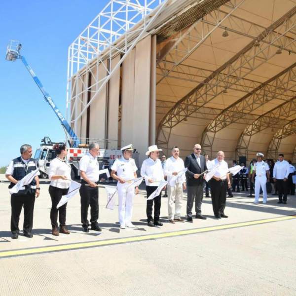 Gobernador Durazo y SEMAR arrancan obras de modernización de aeropuertos de Ciudad Obregón y Guaymas